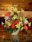 Шарм Эль Шейх. Отель Барон. Цветы в холле. Sharm-El-Sheikh. Baron Hotel. Flowers in Hall